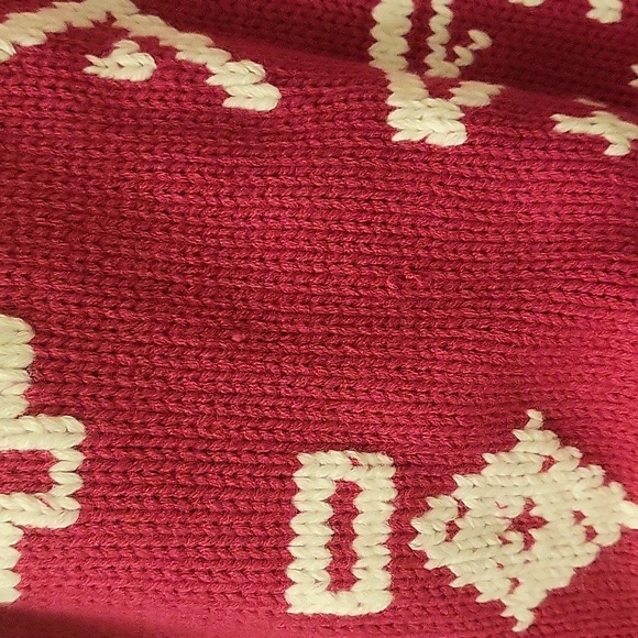 Vintage Evia Acrylic Sweater. Hot pink. Size M - Picture 6 of 8